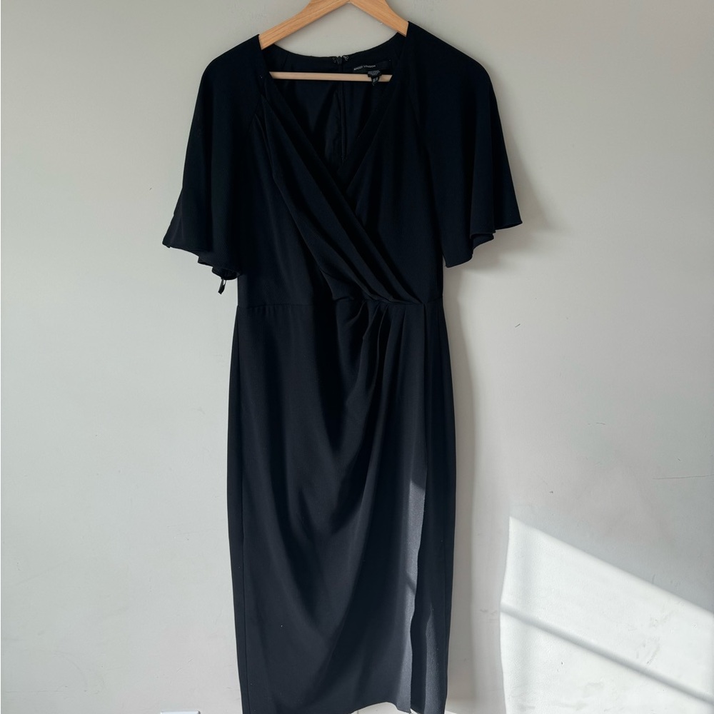 Maggy London Black Midi Dress